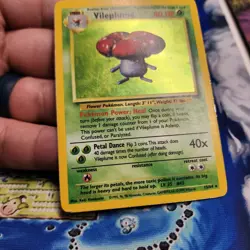 Pokemon TCG Vileplume Jungle 15/64 Holo No Symbol Holo Rare MP - Image 2