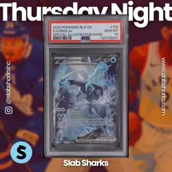 2025 POKEMON SV BLACK BOLT #165/086 KYUREM EX SPECIAL ILLUSTRATION RARE PSA 10 - Image 1