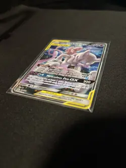 Mewtwo & Mew GX SM191 Holo Black Star Promo Tag Team Near Mint/Mint - Image 2