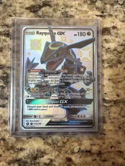 Pokemon Shiny Rayquaza GX Celestial Storm 177a/168 Alt Art Promo Card NM - Image 1