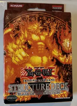 Yu-gi-oh Sealed New 1st Edition Structure Deck BLAZE OF DESTRUCTION. English - Image 1