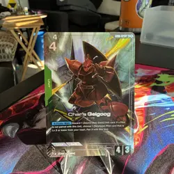 Char’s Gelgoog - Newtype Rising GD01-023 LR+ - NM / Mint Gundam Card Game - Image 1