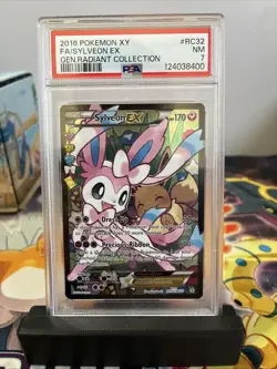 PSA 7 - Sylveon Ex Holo RC32 Generations Radiant Collection Pokemon Card TCG - Image 1