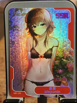 Megumin SSR-028 Senpai Goddess Haven Series 5 Story CCG Anime Card - Image 1