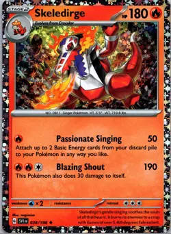 Skeledirge - (Sparkle Holo) Holo Rare Miscellaneous Cards & Products 038/198 NM - Image 1