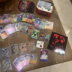 Massive Pokemon Collection Holo Reverse Holo Super Rare 1100 + TCG Card Lot C9 - Image 2