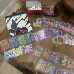 Massive Pokemon Collection Holo Reverse Holo Super Rare 1100 + TCG Card Lot C9 - Image 3