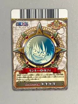 Monkey D Luffy - PJ-014-W PR - One Piece One Py Berry Match Card Japanese - Image 2