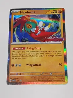 Hawlucha 007 SVP Scarlet&Violet Prerelease Black Star Promo Pokemon Card NM - Image 1
