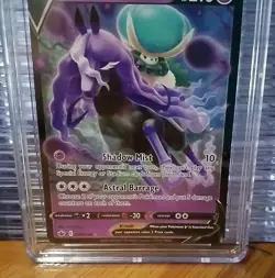Shadow Rider Calyrex V 074/198 CGC 9 Pokemon Card 2021 Chilling Reign Full Art - Image 4