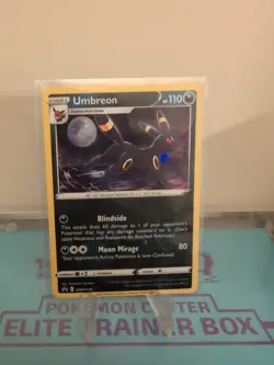 Pokemon Umbreon Holo Black Star Promo TCG Card SWSH129 - Image 1