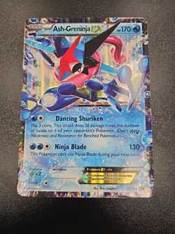 Pokemon TCG Ash-Greninja EX XY133 JUMBO Black Star Promo - Image 1