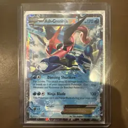 Ash-Greninja EX XY133 Black Star Promo Pokemon TCG LP - Image 1