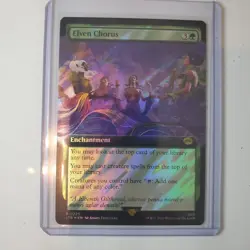 Elven Chorus 0775 Extended Art Surge Foil Lord of the Rings MTG - Image 1