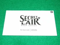 MTG SECRET LAIR THE TOKYO LANDS TRADITIONAL FOIL EDITION NEW SEALED - Image 1