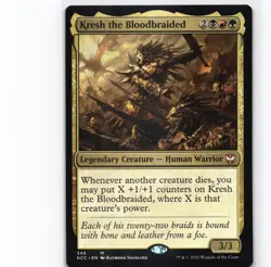 Kresh the Bloodbraided M Commander: Streets of New Capenna 345 NM NCC - Image 1