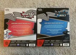 Pokemon Scarlet & Violet White Flare and Black Bolt Binder Collection Bundle - Image 2