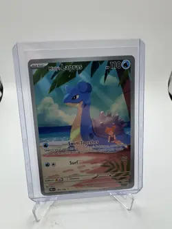 Pokemon TCG Misty’s Lapras 194/182 SV10: Destined Rivals Illustration Rare NM - Image 1