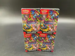 Lot of (4) Pokemon Mega Evolution Phantasmal Flames Booster Bundle Boxes Sealed - Image 1