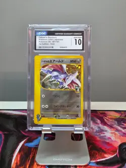 POKEMON CGC 10 FALKNER'S SKARMORY VS 1ST EDITION HOLO 007/141 2001 - Image 1