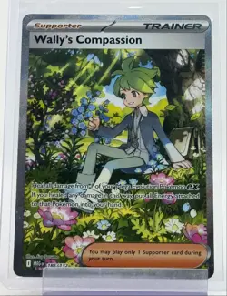 WALLY'S COMPASSION 2025 POKEMON MEGA EVOLUTION DOUBLE RARE 186/132 Q5930 - Image 1