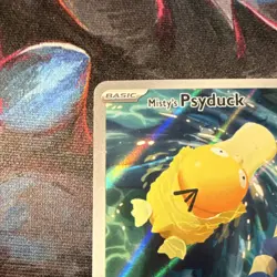 Pokemon Misty's Psyduck 193/182 Sv10 Destined Rivals Illustration Rare Holo 2025 - Image 5
