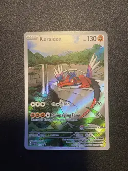 Pokemon TCG Koraidon SVP014 Pokemon Center Stamped Black Star Promo - NM - Image 1