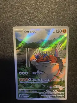 Pokemon TCG Koraidon SVP014 Pokemon Center Stamped Black Star Promo - NM - Image 3