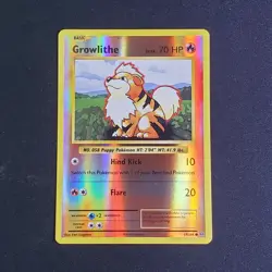 Growlithe 17/108 Reverse Holo Common XY Evolutions Pokemon TCG - Image 1