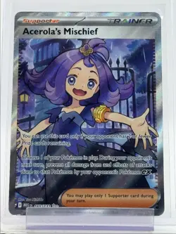 ACEROLA'S MISCHIEF 2025 POKEMON MEGA EVOLUTION ULTRA RARE 165/132 Q5930 - Image 1