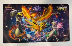 Hidden Fates Playmat Pokemon Charizard, Mew Two Standard Gaming Playmat UltraPro - Image 1