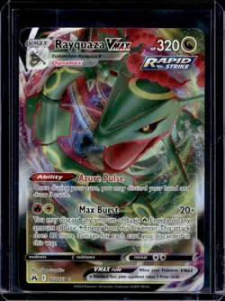 2023 Pokemon SWSH Crown Zenith Rayquaza VMAX #102/159 - Image 1