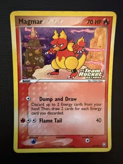 Magmar EX Team Rocket Returns #44/109 Reverse Holo 2004 Stamped Pokemon - Image 1