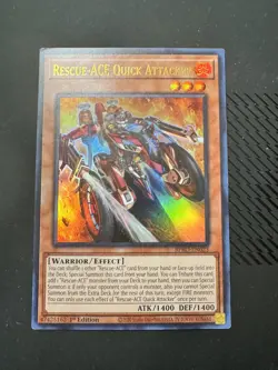 Yu-Gi-Oh! Rescue-ACE Quick Attacker Ultra Rare 1st BPRO-EN023 IN HAND! - Image 1
