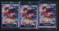 Lot (9) Monkey.D.Luffy OP05-060 Leader Sound Loader Promo One Piece TCG SEALED - Image 2
