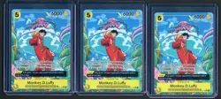 Lot (3) OP07-109 Egghead Luffy Treasure Rare TR SR Alt One Piece TCG English - Image 1