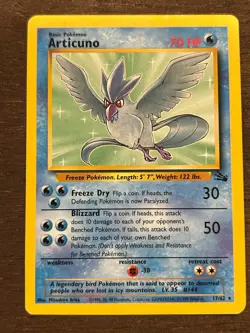 Fossil - English Pokemon Cards WOTC 1999 Set Cards MP-NM - Image 2