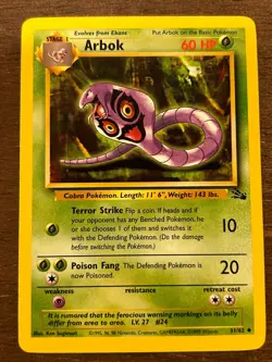 Fossil - English Pokemon Cards WOTC 1999 Set Cards MP-NM - Image 3