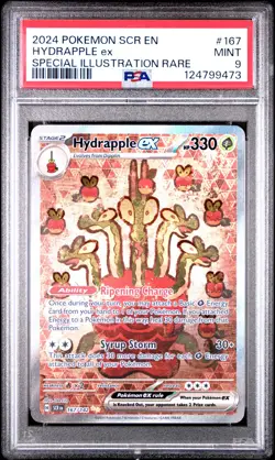 2024 POKEMON SCR EN-STELLAR CROWN SPECIAL ILLUSTRATION RARE HYDRAPPLE EX PSA 9 - Image 1