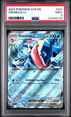 2024 POKEMON SCR EN-STELLAR CROWN #041 GRENINJA EX PSA 9 - Image 1