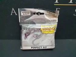 Dragon Shield Standard Perfect Fit Clear Sideloader Sleeves (100 count) - Image 1