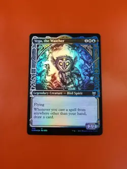 1x Vega, the Watcher | FOIL Showcase | Kaldheim | MTG Magic Cards - Image 3