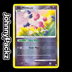 Mr. Mime 30/123 - 2007 Mysterious Treasures - Reverse Holo Pokemon Card TCG (LP) - Image 1