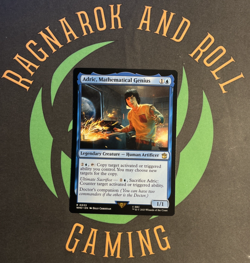 Adric, Mathematical Genius - Doctor Who UB MTG - Rare - NM - Magic Card WHO MTG - Image 1