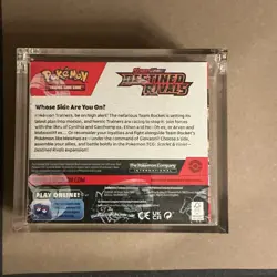 Pokemon TCG Destined Rivals Sealed Booster Box With Koda Cards Acrylic - Image 4