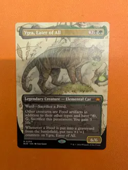 Ygra, Eater of All (Borderless) Bloomburrow Regular - Image 1