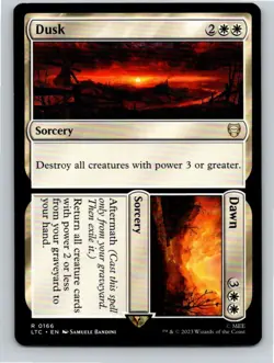 Magic the Gathering Dusk / Dawn Lord of the Rings Commander MTG Free Shipping - Image 1