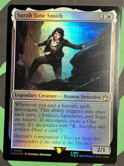 Sarah Jane Smith Universes Beyond: Doctor Who Foil MTG - Image 1