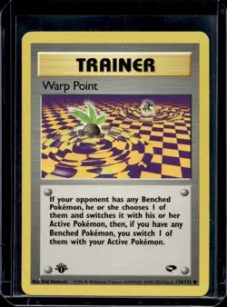2000 Pokemon Gym Challenge 1st Edition Warp Point #126/132 - Image 1