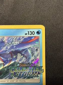 Pokemon Kyogre SM129 - Celestial Storm Prerelease Holo Rare - LP - Image 3